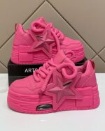 Y2K Pink Platform Sneakers