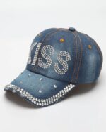 Y2K Rhinestone Denim Hat