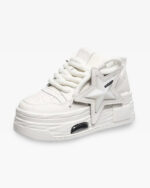 Y2K White Star Shoes