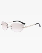 Y2K Women Rimless Sunglasses